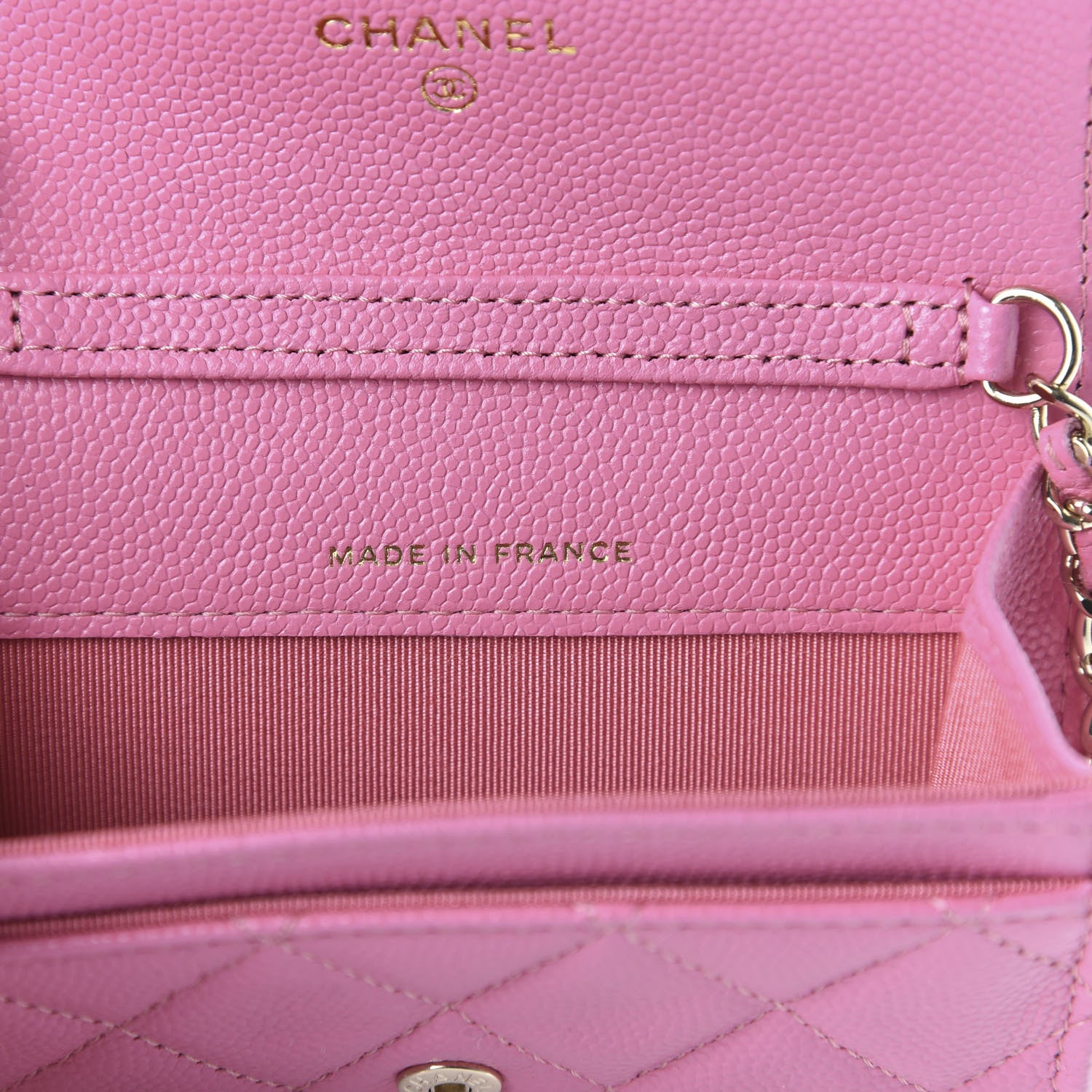 Chanel Caviar Quilted Belt Bag Pink 9 of 11