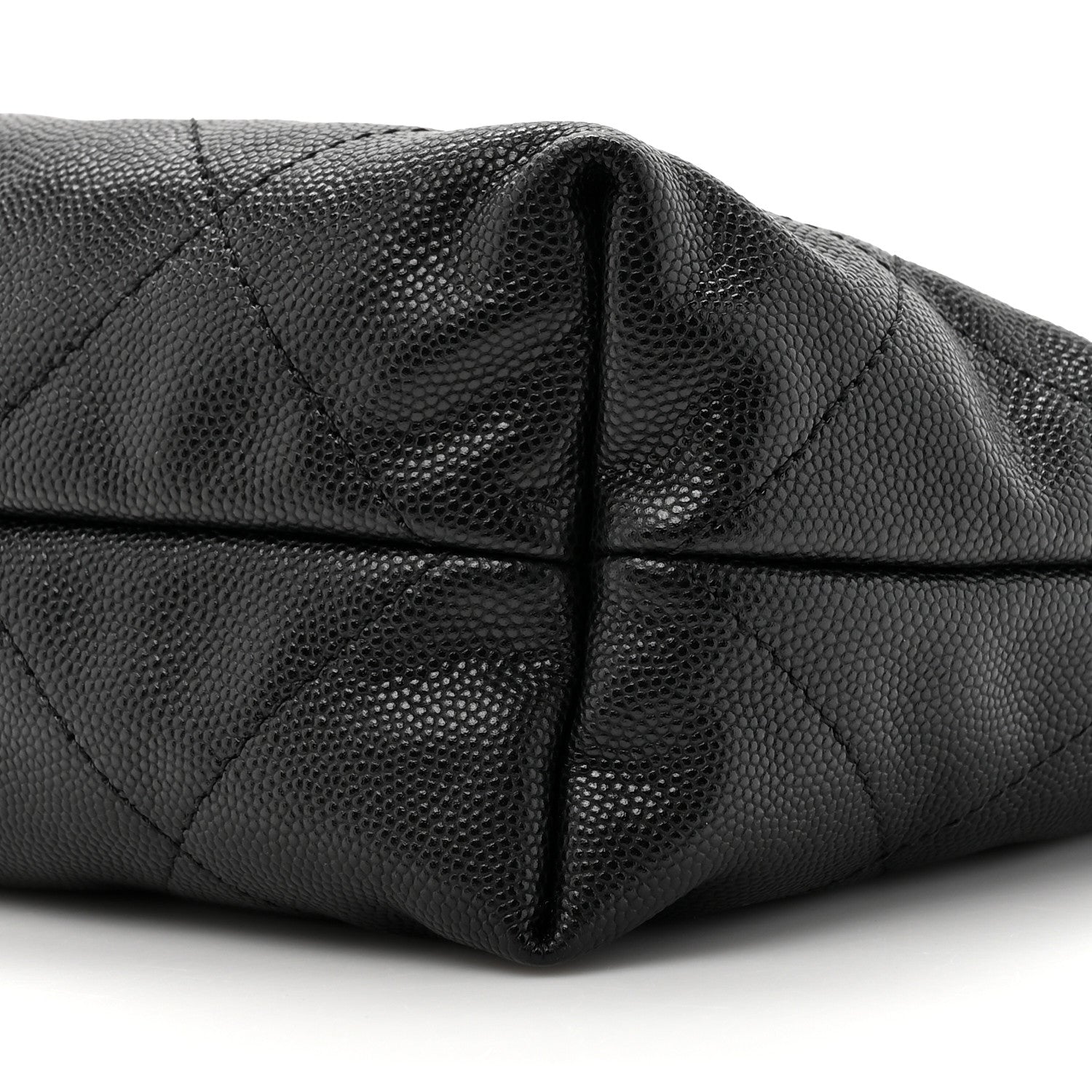 Chanel Shiny Caviar Quilted Small Chanel 22 So Black 9 of 10