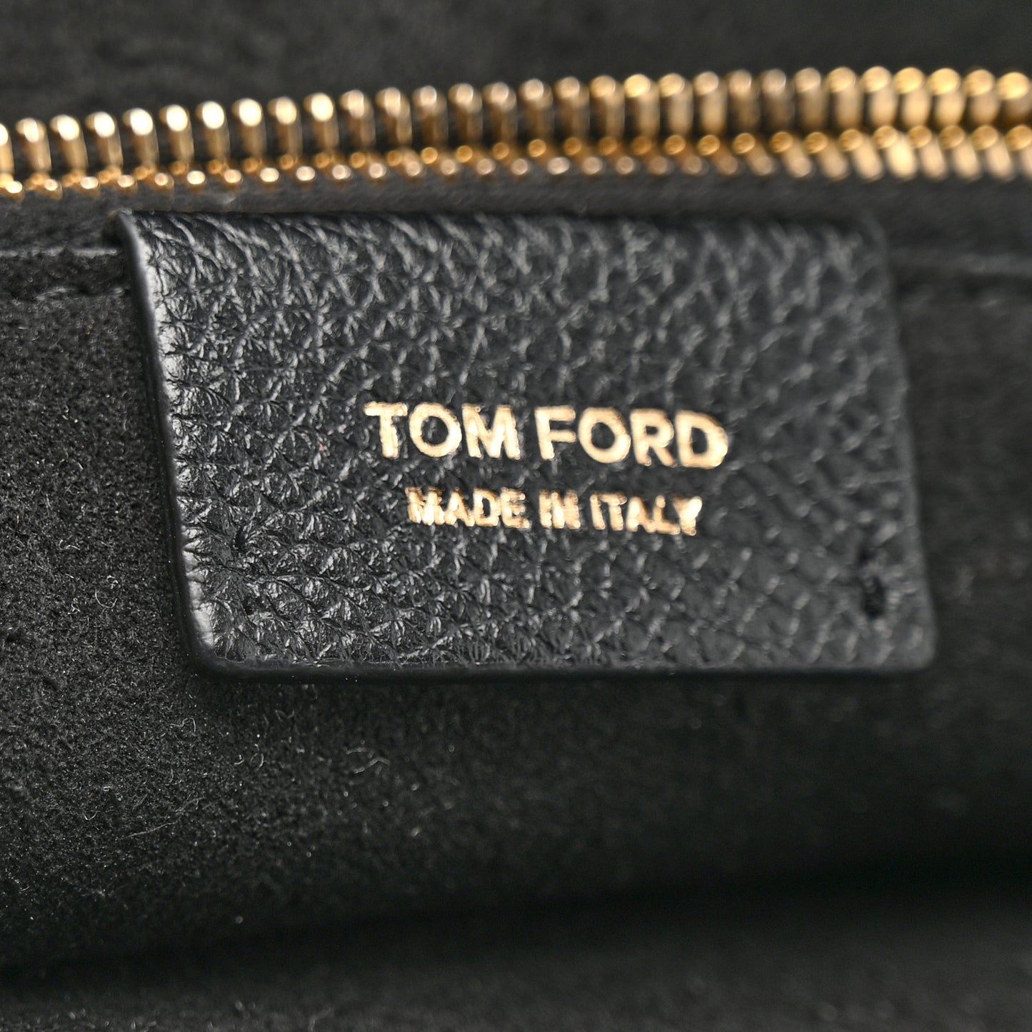 Grain Calfskin Large Tara Crossbody Black