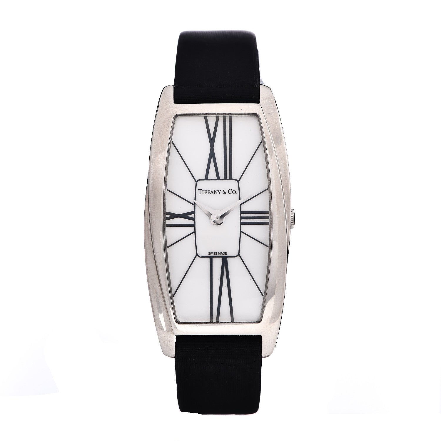 Tiffany Stainless Steel Calfskin 22mm Gemea Quartz Watch 1 of 8