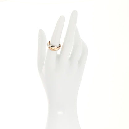 Cartier 18K Pink Yellow White Gold Classic Les Must De Cartier Trinity Ring 54 6.75 2 of 5