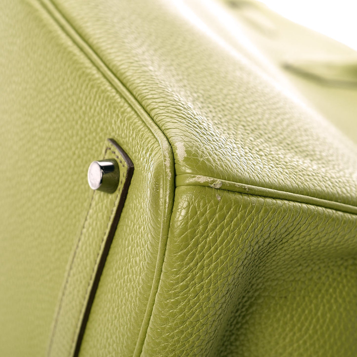 Togo Birkin 35 Vert Anis