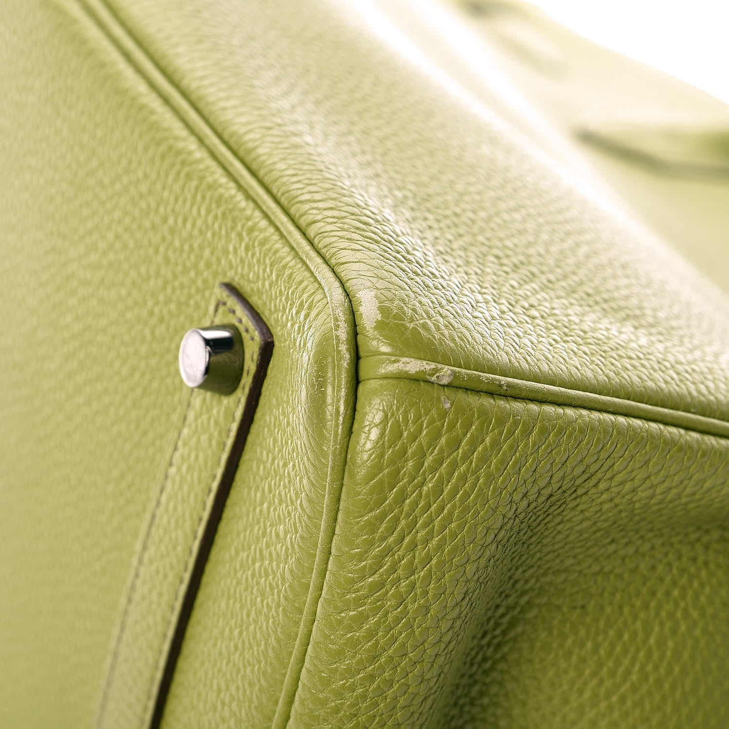 Hermes Togo Birkin 35 Vert Anis 32 of 37