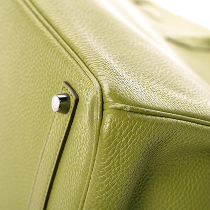 Hermes Togo Birkin 35 Vert Anis 32 of 37