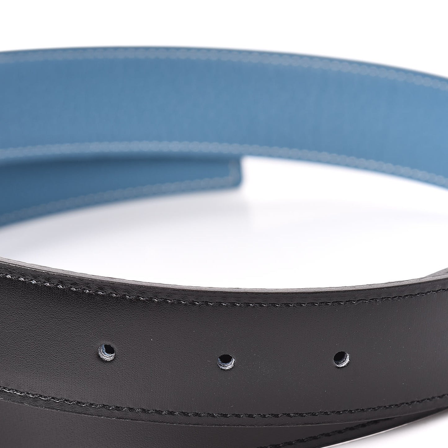 Box Togo 32mm Belt Strap 90 Black Blue Jean