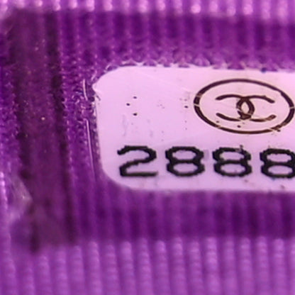 Chanel Caviar Quilted Filigree Coin Purse Purple 7 of 10