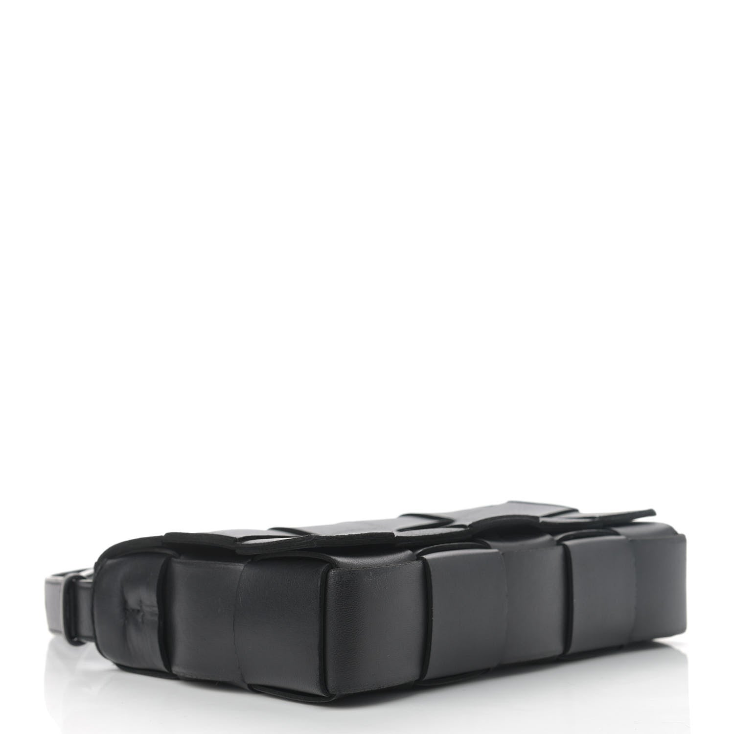 Bottega Veneta Nappa Maxi Intreccio Cassette Bag Black 4 of 14