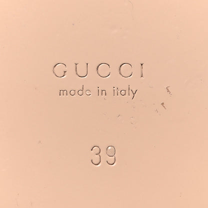 Gucci Sierra Calfskin Interlocking G Cut Out Thong Sandals 39 Cuir 8 of 11