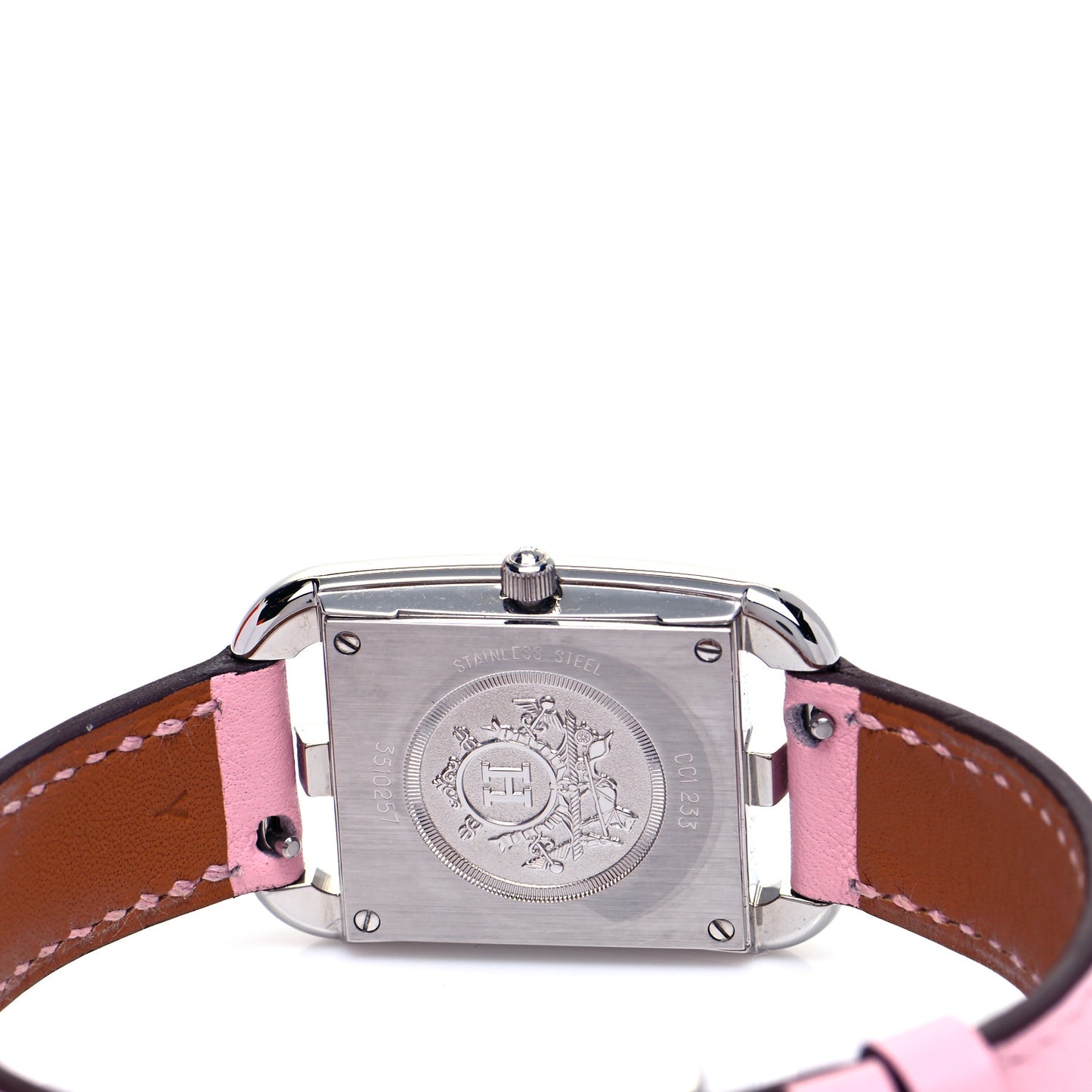Stainless Steel Swift Diamond Pink Sapphire Mother of Pearl 23mm Cape Cod Quartz Watch Rose Sakura