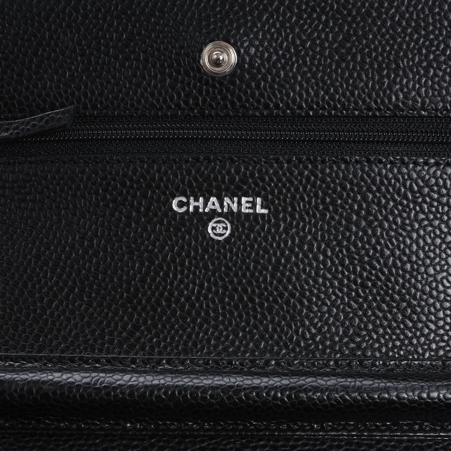 Chanel Caviar Wallet on Chain WOC Black 5 of 8