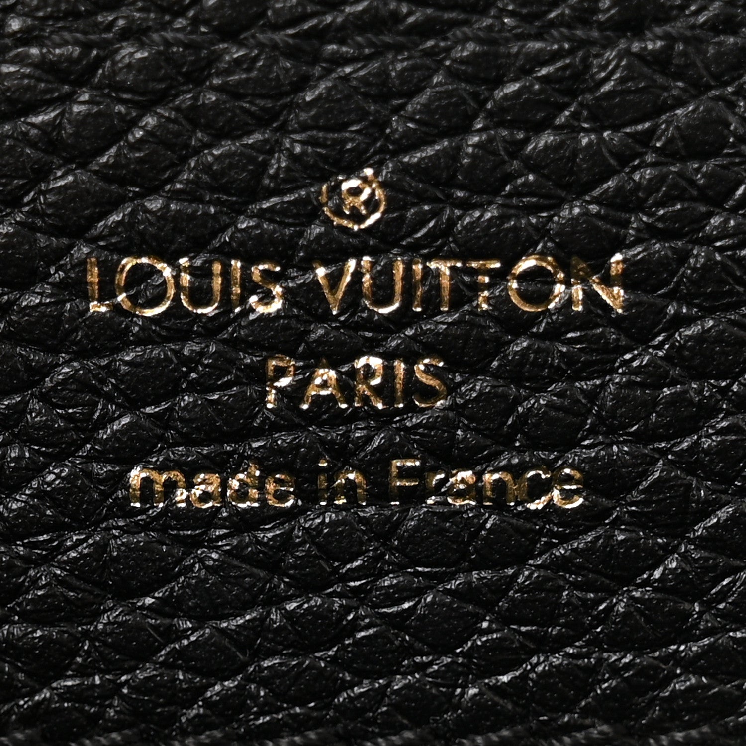 Louis Vuitton Taurillon Ayers Mini Capucines  Black 6 of 12