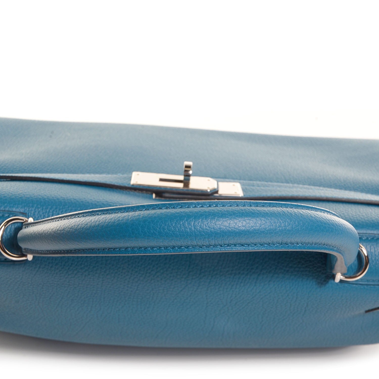 Hermes Togo Kelly Retourne 35 Bleu de Galice 21 of 24