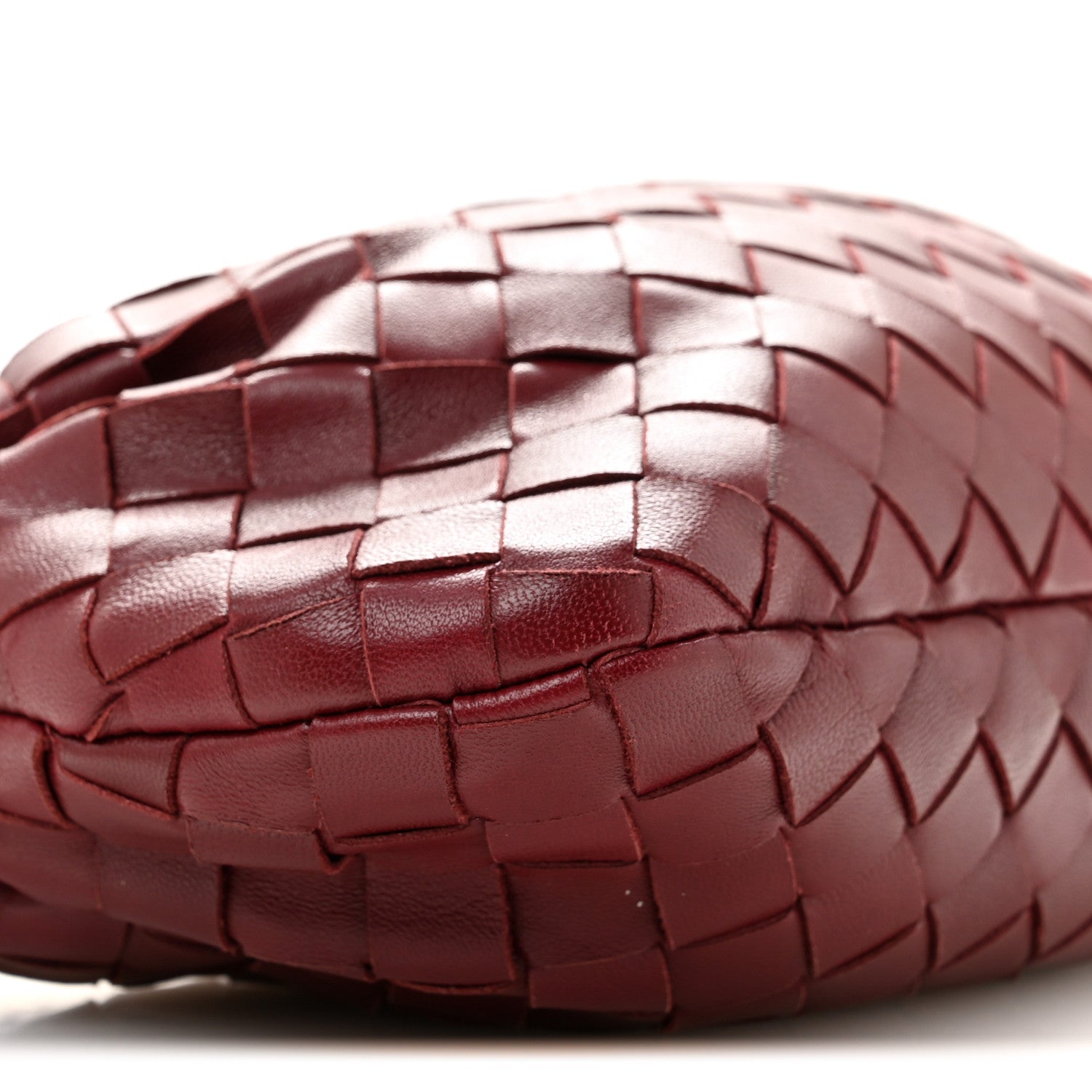 Bottega Veneta Nappa Intrecciato Mini Jodie Burgundy 8 of 11