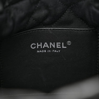 Chanel Shiny Calfskin Quilted Mini Chanel 22 So Black 6 of 11