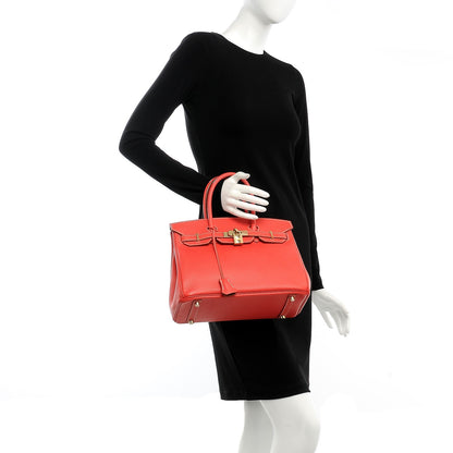 Hermes Epsom Candy Birkin 30 Rose Jaipur Gold 2 of 39