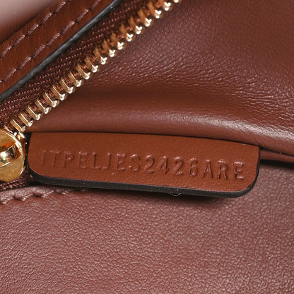 Burberry Smooth Calfskin Canvas Check Mini Pocket Bag Dark Birch Brown 7 of 12