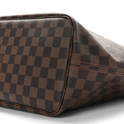 Louis Vuitton Damier Ebene Neo Neverfull MM Rose Ballerine 9 of 9