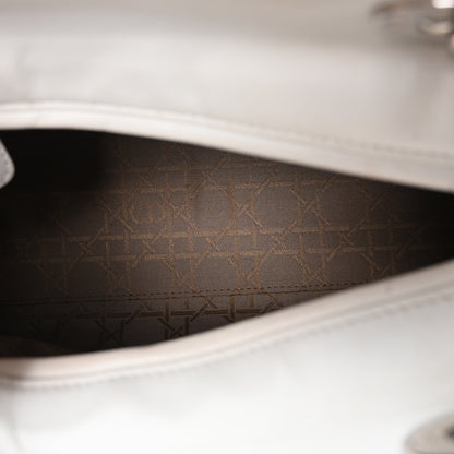 Christian Dior Lambskin Cannage Medium Lady Dior White 5 of 12
