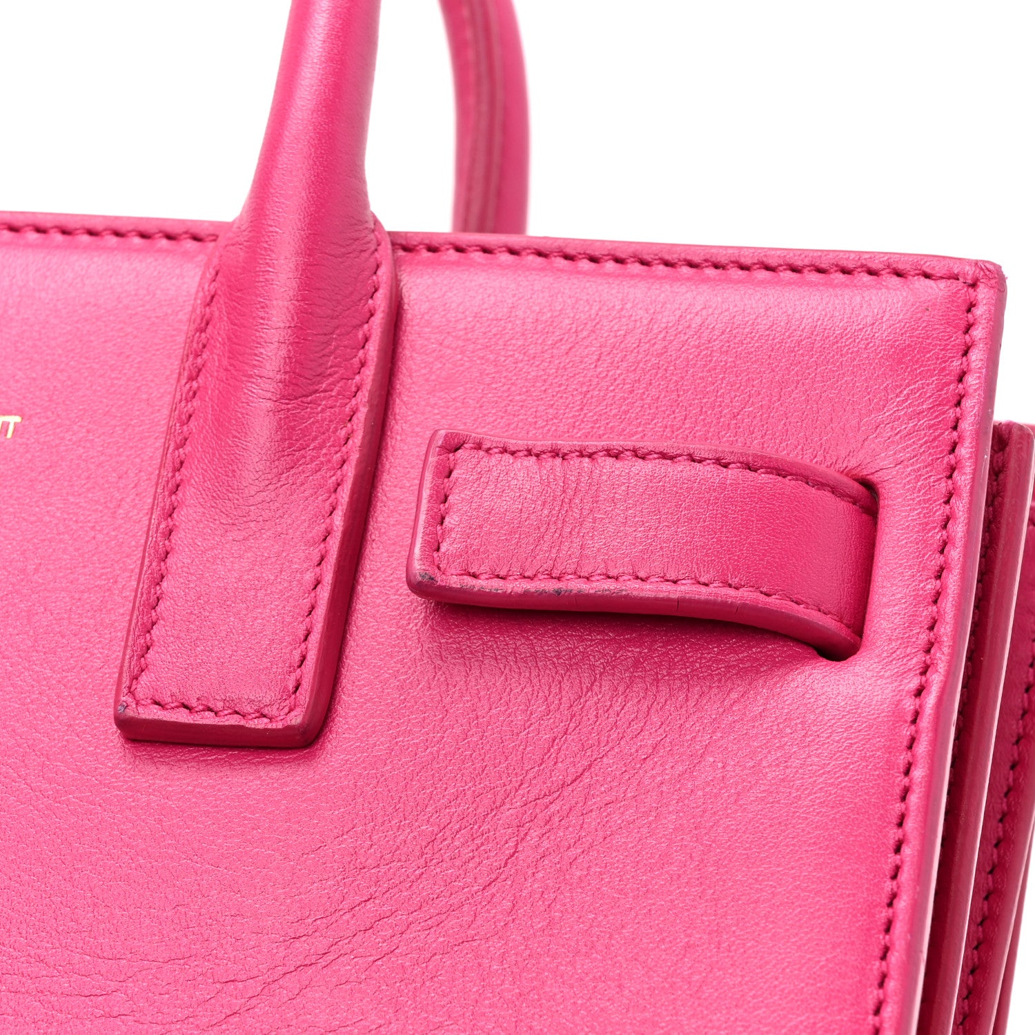 Saint Laurent Calfskin Nano Sac De Jour Fluo Pink 22 of 22