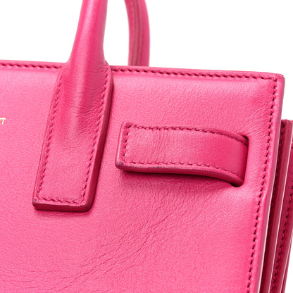 Saint Laurent Calfskin Nano Sac De Jour Fluo Pink 22 of 22