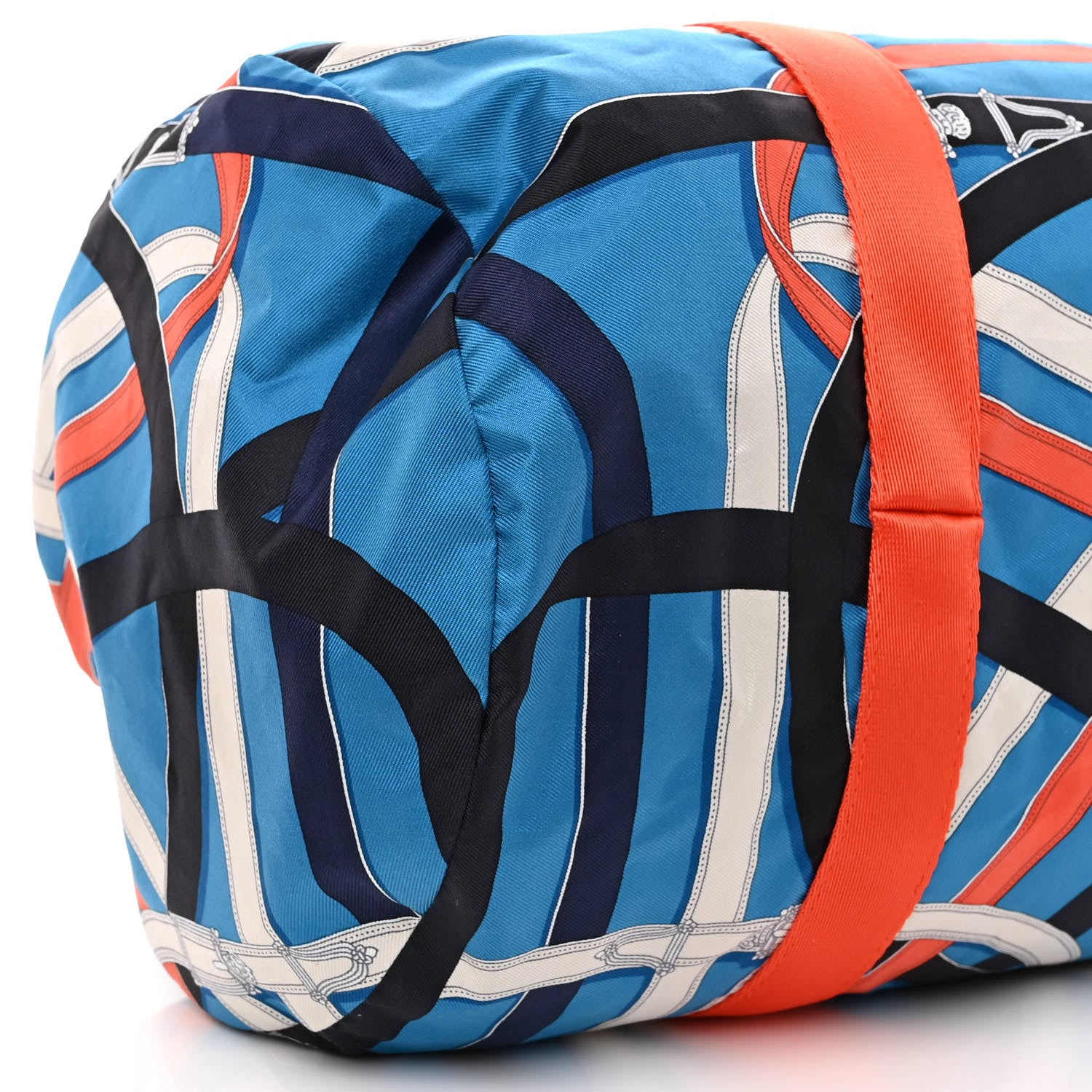 Hermes Silk Barenia Cavalcadour Airsilk Duffle 38 7 of 8