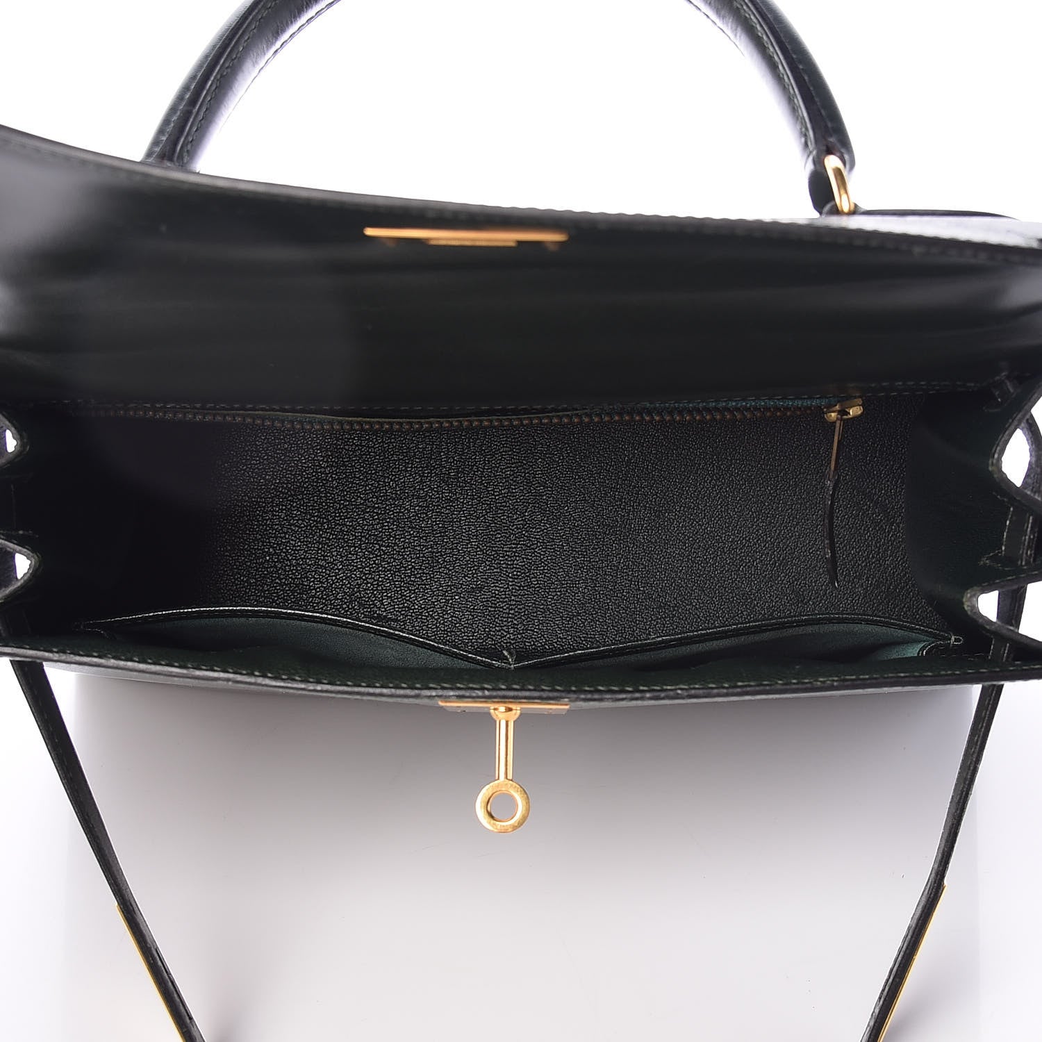 Hermes Box Kelly Sellier 28 Vert Fonce 7 of 49