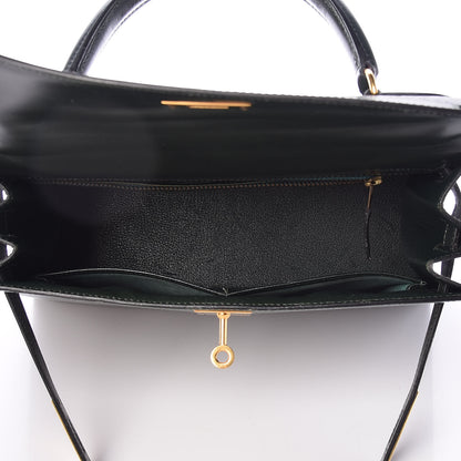 Hermes Box Kelly Sellier 28 Vert Fonce 7 of 49