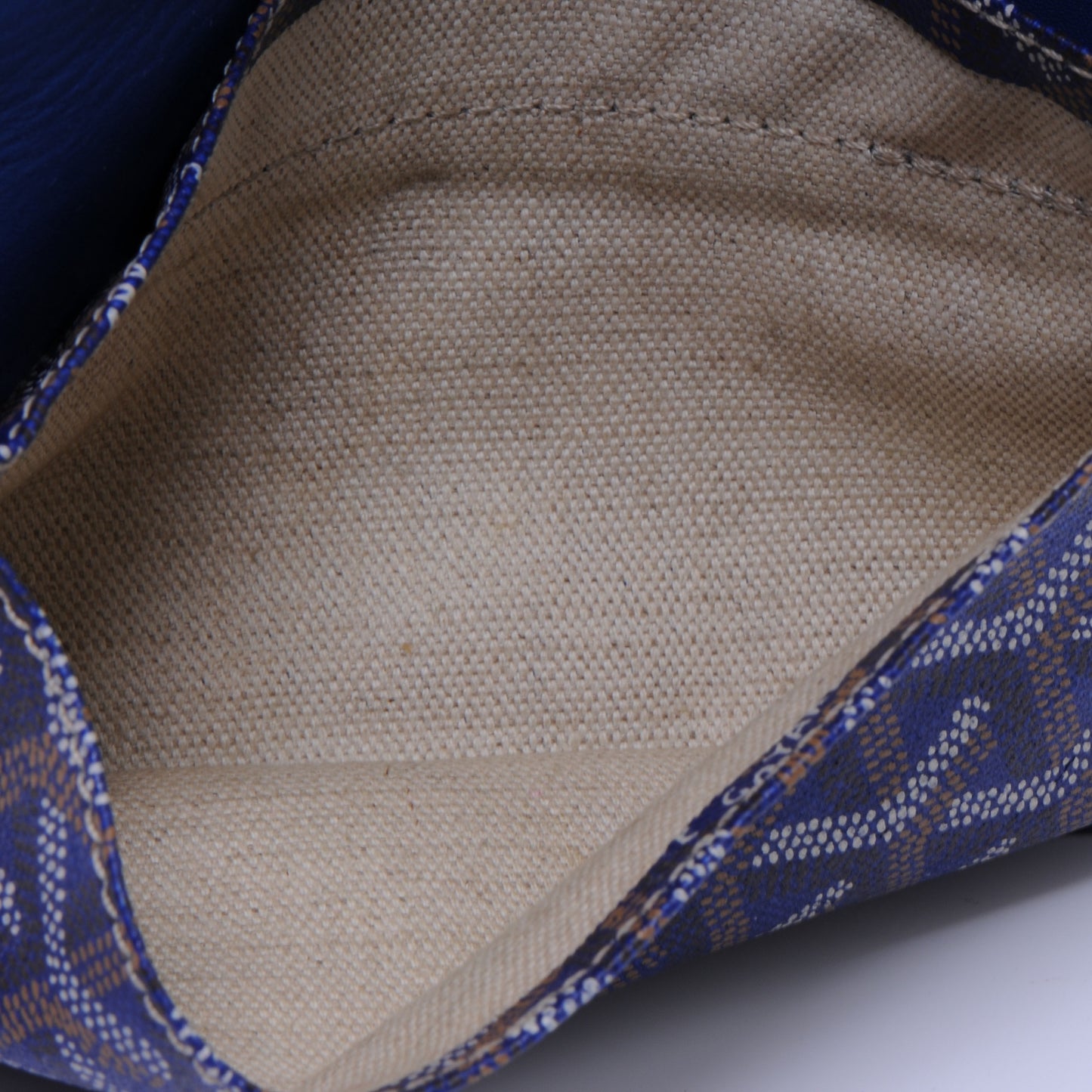Goyardine Pouch Blue