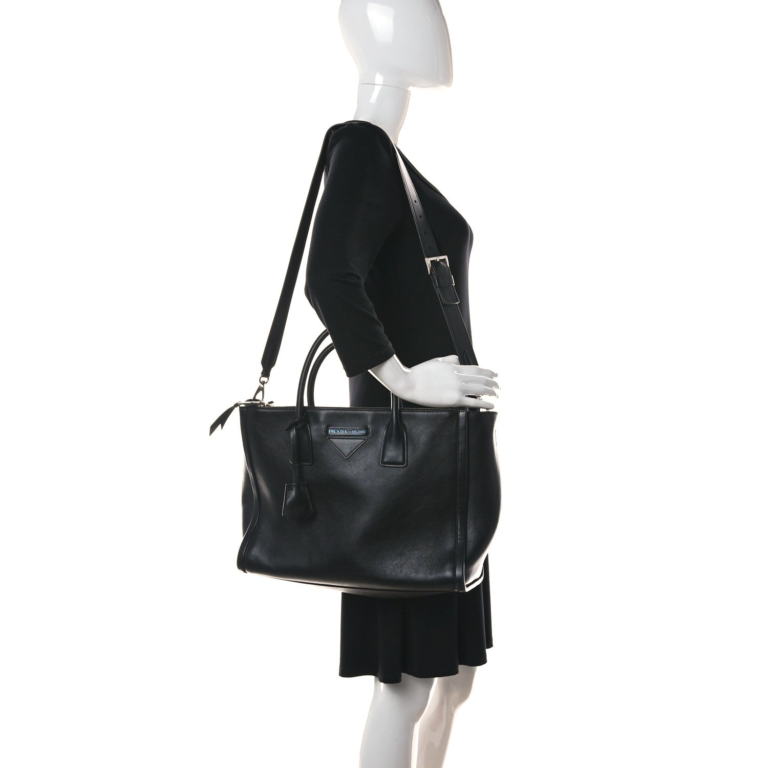 Prada Grace Lux Concept Tote Black 2 of 16