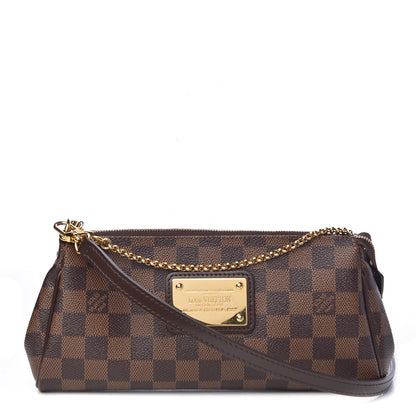 Louis Vuitton Damier Ebene Eva Clutch 1 of 10