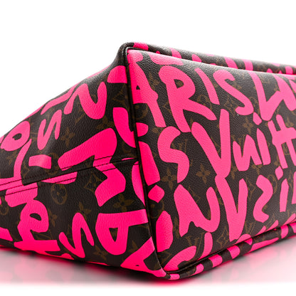 Louis Vuitton Monogram Graffiti Neverfull GM Fuchsia 8 of 13
