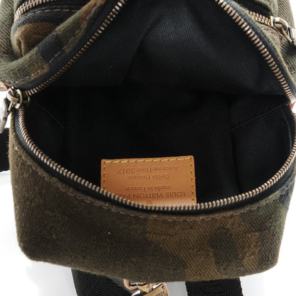 Louis Vuitton X SUPREME Camouflage Nano Apollo Backpack Bag Charm 6 of 10