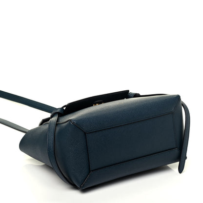 Celine Baby Grained Calfskin Micro Belt Bag Abyss Blue 5 of 10