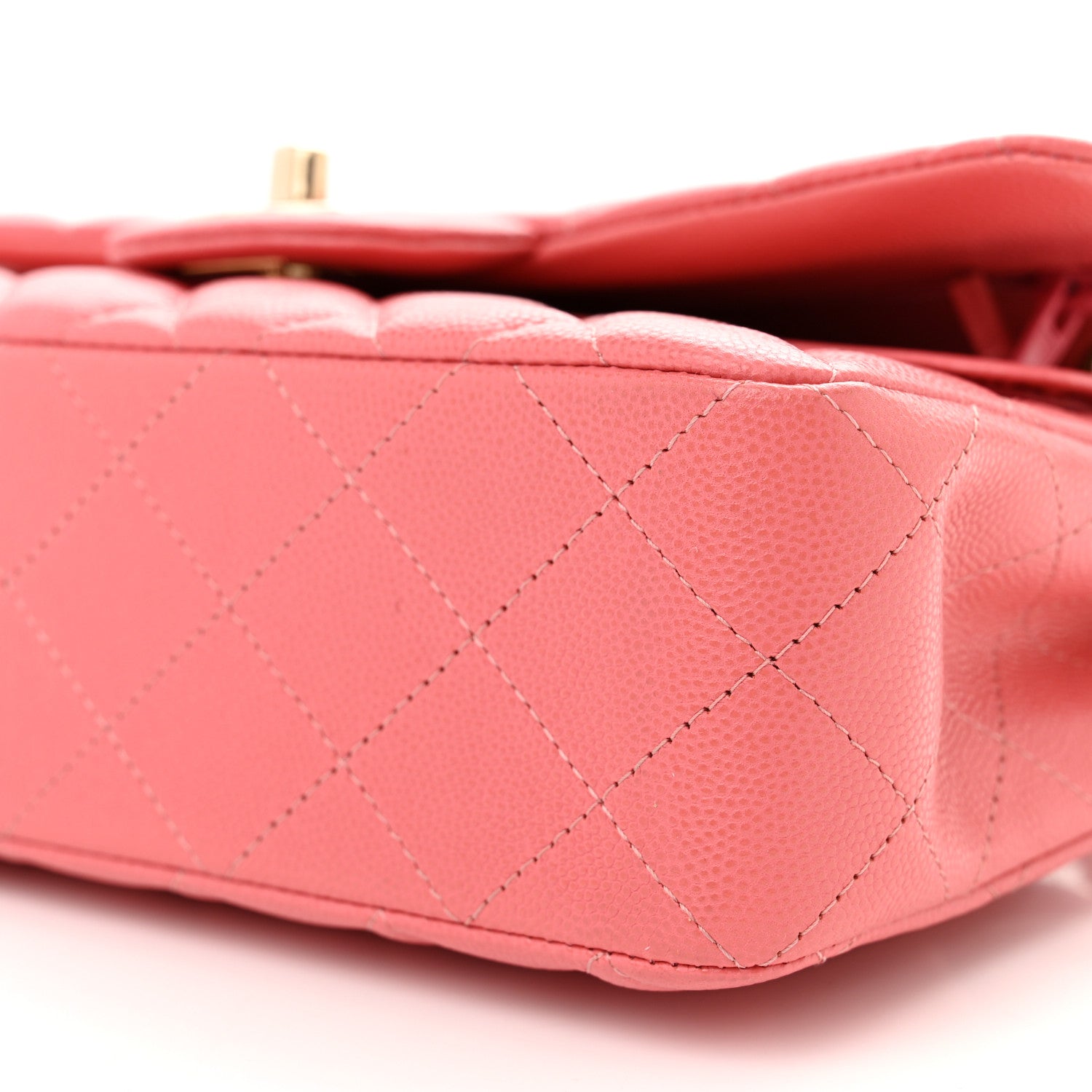 Chanel Caviar Quilted Small Double Flap Pink 10 of 11