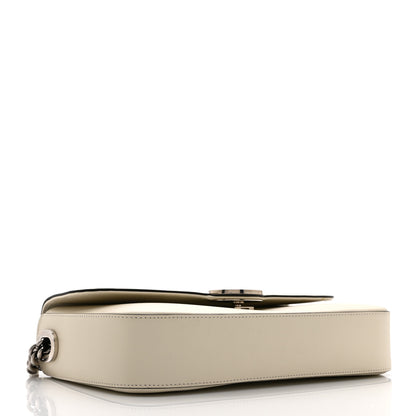 Gucci Senna Calfskin Petite GG Top Handle Shoulder Bag Mystic White 4 of 11
