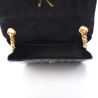 Saint Laurent Patent Matelasse Monogram Large Vicky Chain Bag Black 4 of 11