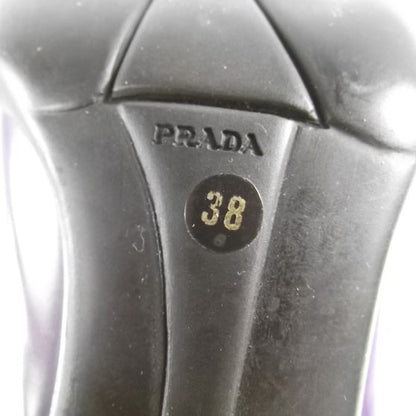 Prada Leather Mules 38 Viola 5 of 8