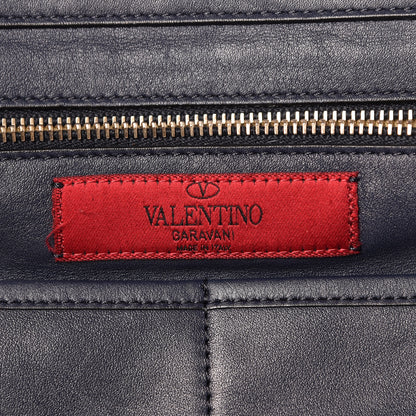Valentino Garavani Vitello Medium Rockstud Tote Marine 8 of 12