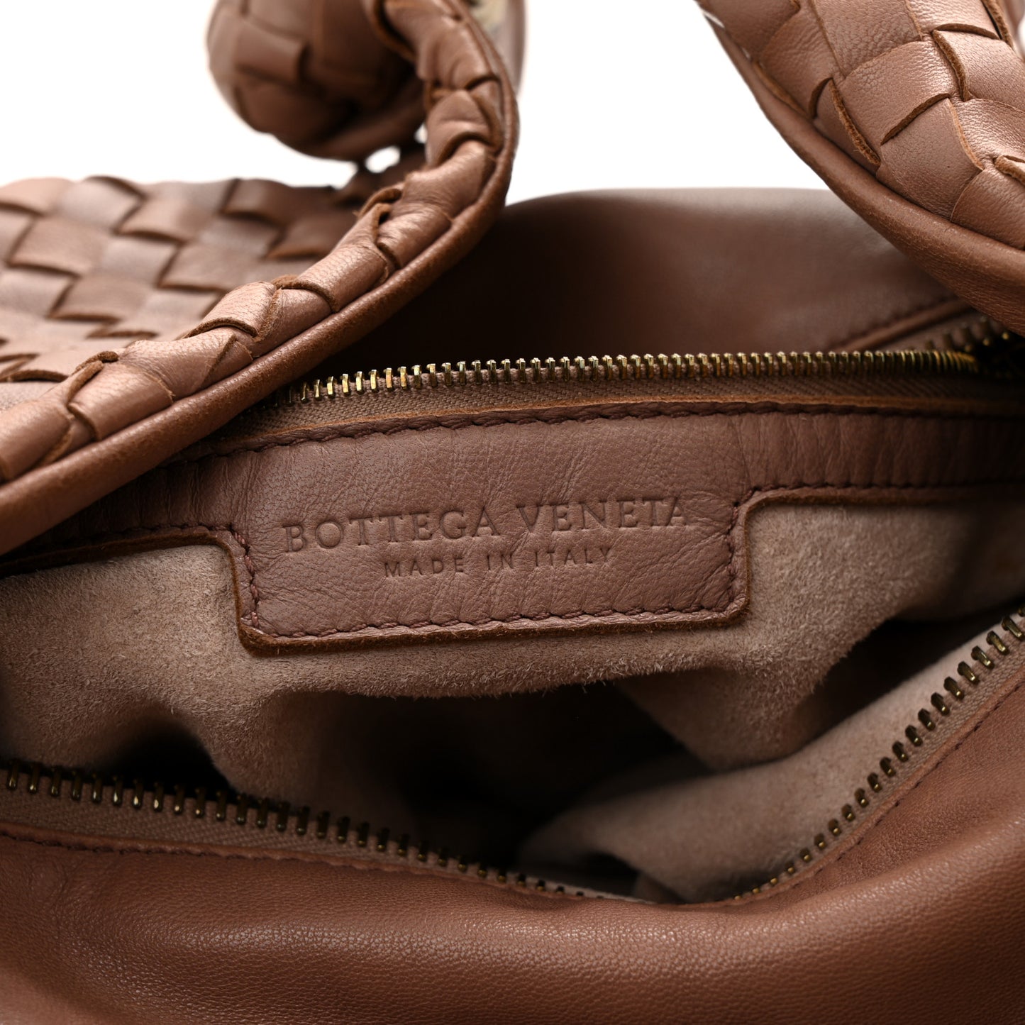 Nappa Intrecciato Large Knot Hobo Old Petra