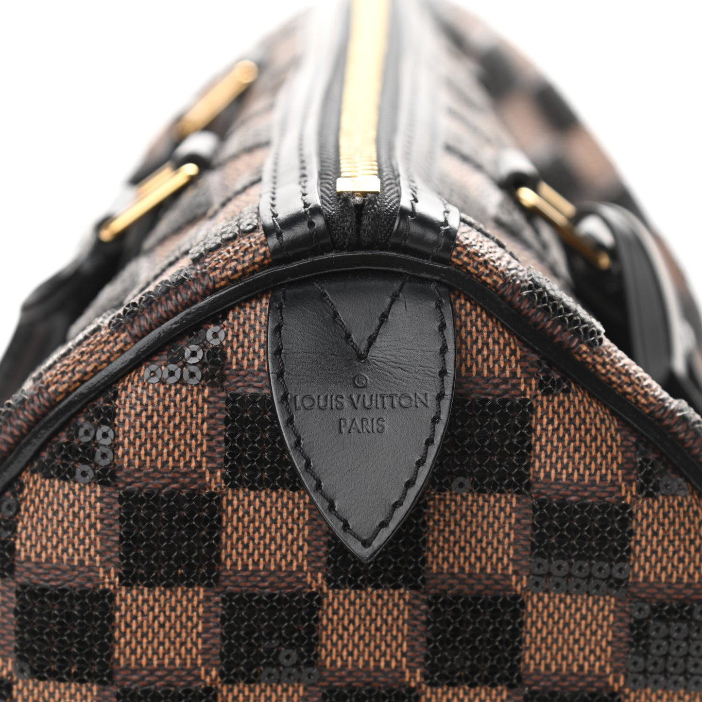 Damier Paillettes Speedy 30 Black