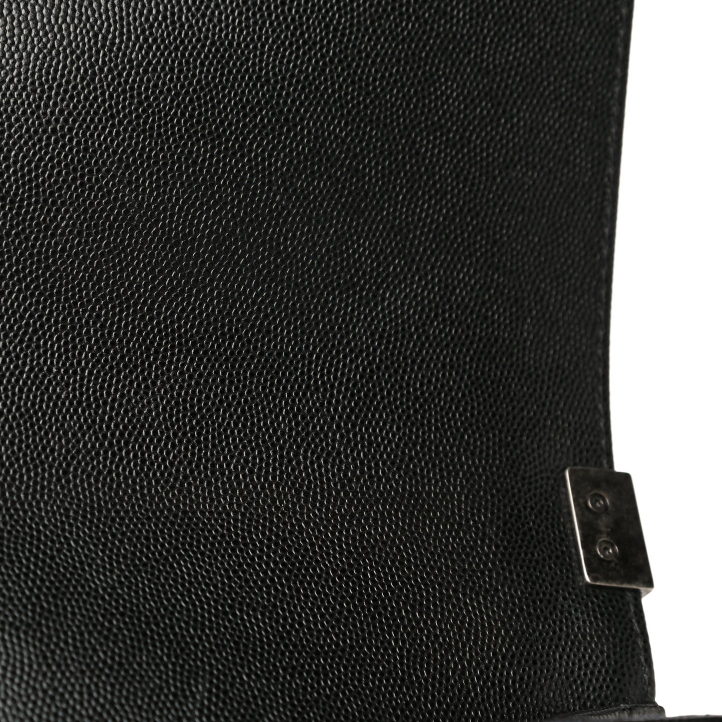 Caviar Quilted Small Boy Flap Black