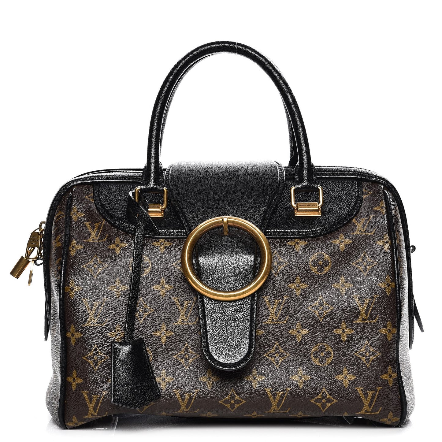 Monogram Golden Arrow Speedy Black
