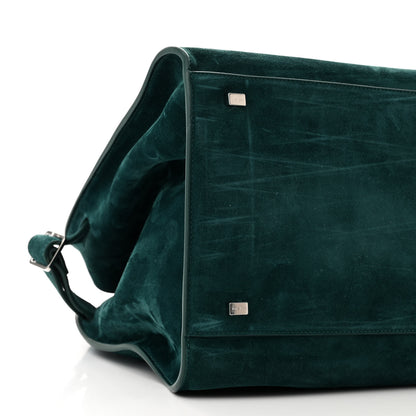 The Row Suede Soft Margaux 15 Teal Green 8 of 9