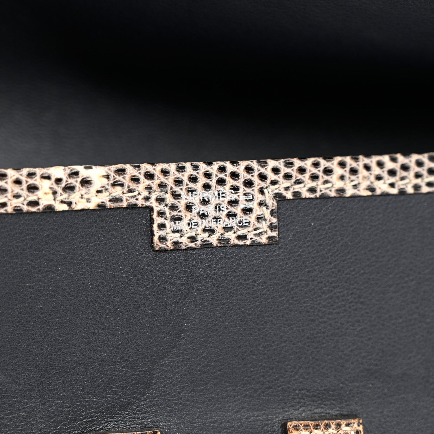 Hermes Swift Lizard Jige Elan Touch 29 Clutch Bleu Nuit Ombre 5 of 5
