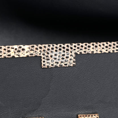 Hermes Swift Lizard Jige Elan Touch 29 Clutch Bleu Nuit Ombre 5 of 5
