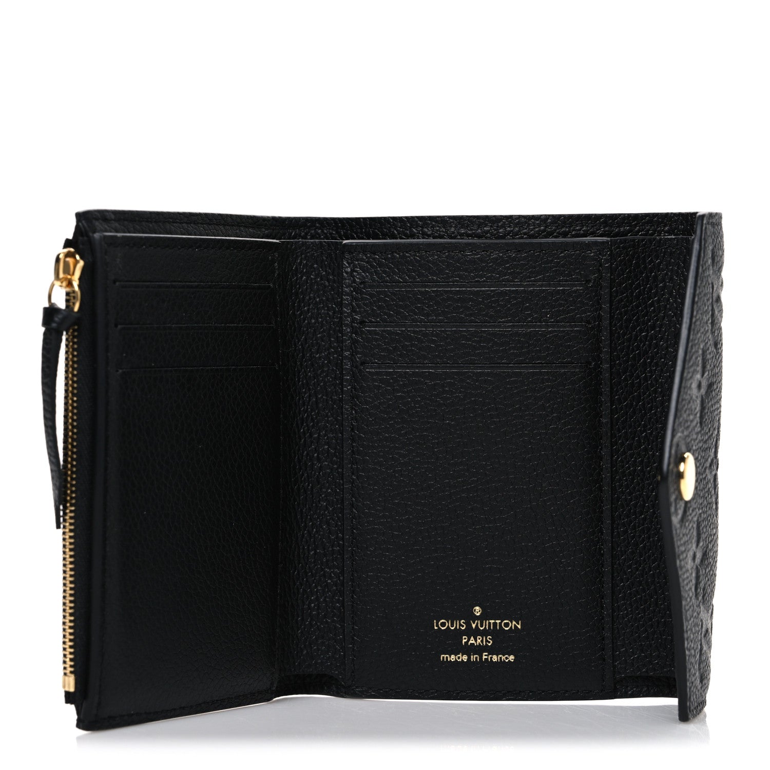 Louis Vuitton Empreinte Victorine Wallet Black 5 of 6
