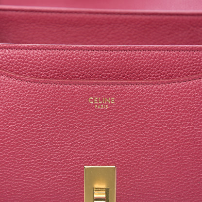 Celine Grained Calfskin Small 16 Top Handle Bag Rasberry 5 of 8