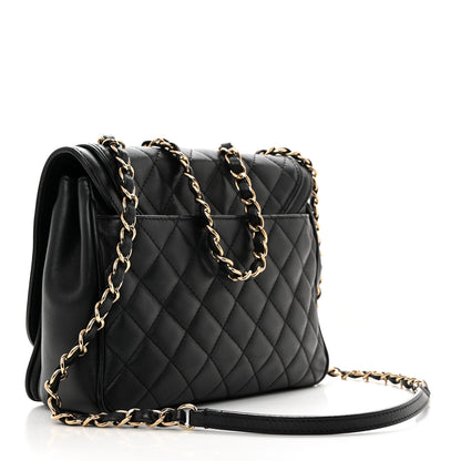 Chanel Lambskin Quilted Medium Lovely Day Flap Black 2 of 10
