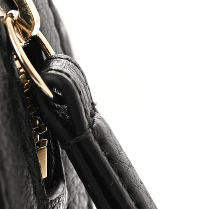 Gucci Calfskin GG Emblem Medium Boston Bag Black 11 of 11