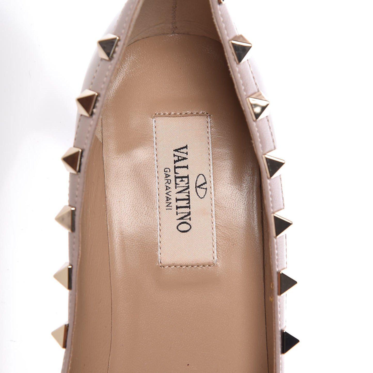 Patent Rockstud 85mm Pumps 36.5 Poudre